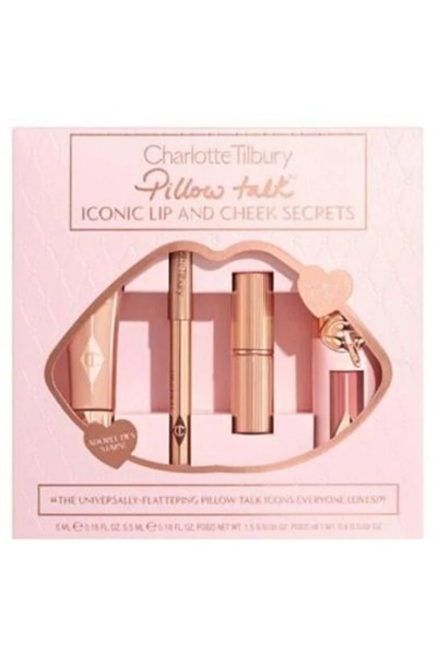 CHARLOTTE COSMETIC مجموعة أسرار الشفاه والخدود بيلو توك - إصدار عبوة الشفاه ا...