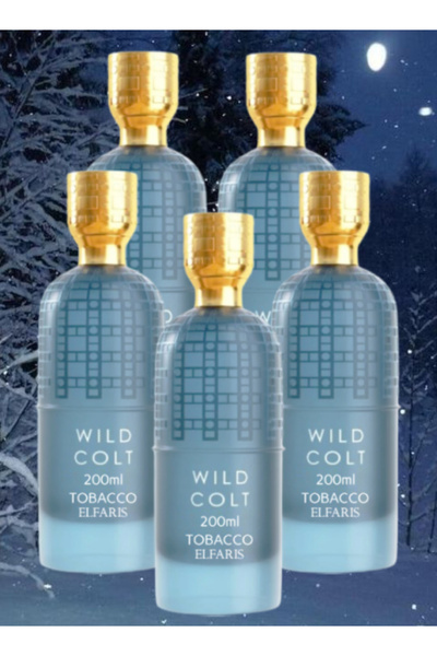 ELFARIS 5 قطع من عطر وايلد كولت توباكو 200 مل