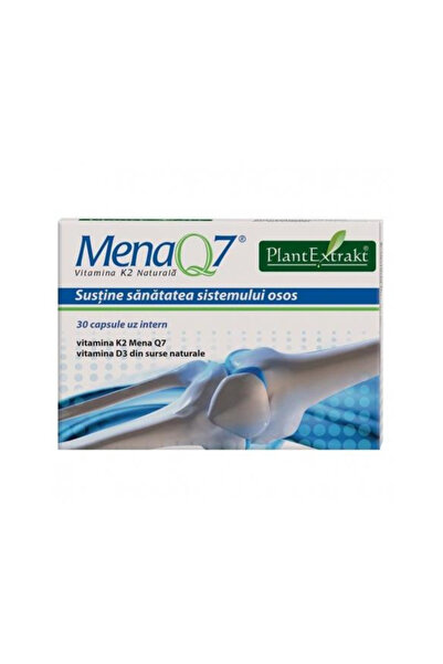 Plantextrakt Mena Q7, Vitamina K2 Naturala Plantextrakt, 30 capsule
