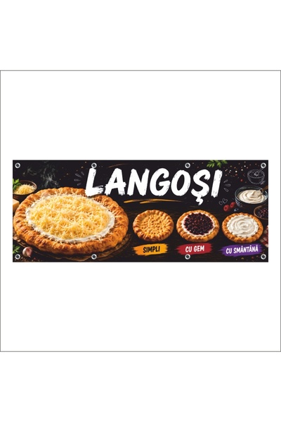 media Πανό MEDIA, μοντέλο "Langosi" 1, 150 x 60 εκ., εξωτερικού χώρου