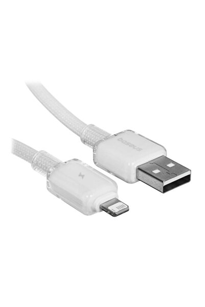 Baseus Crystal Fast Charging Usb-A to Lightning 2.4A Charging and Data Cable ...
