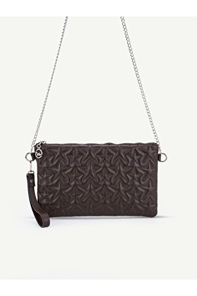 Mojeva Portofoliu și geantă clutch pentru femei, cu curea cu lanț și broderie...