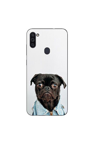 OEM Калъф, съвместим със Samsung Galaxy A11, силиконов гел TPU, с модерен дес...