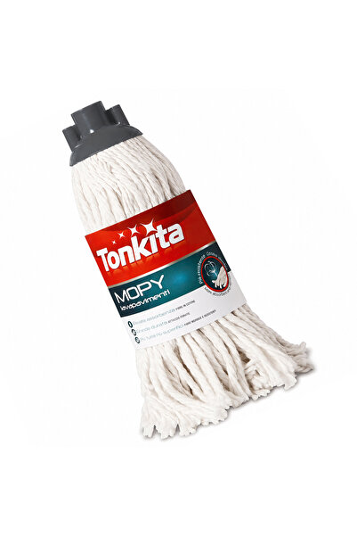 Tonkita Grey Cotton Mop Head Refill – Durable Cotton Mop Head Refill for All ...