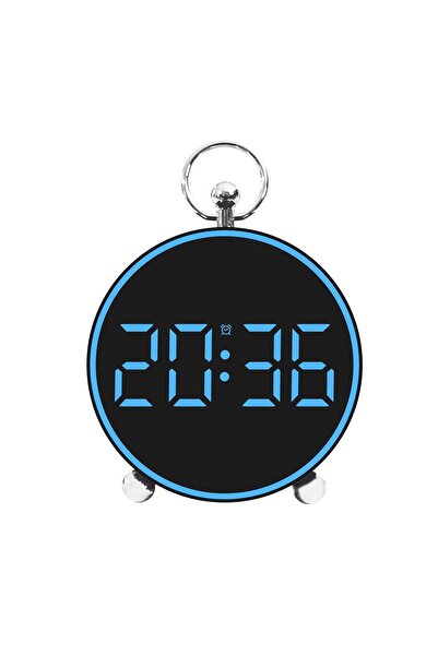 Vivendo Ceas desteptator digital LED 4,4" cu afisaj color, comanda vocala si ...
