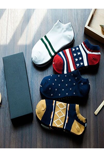 SBA SOCKS 4 Pairs of Ankle Socks Unisex Bootie Socks
