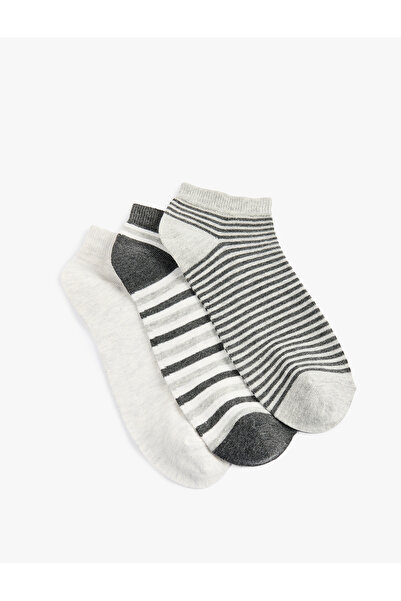 Koton 3-Line Booties Socks Set