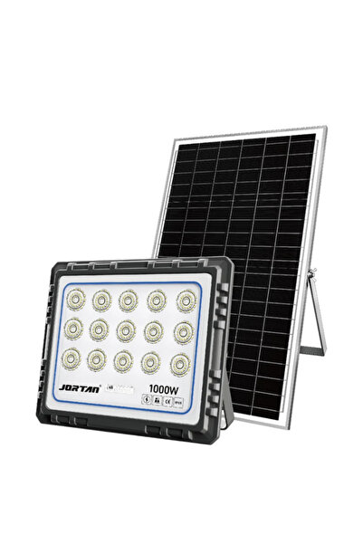 Vivendo Proiector solar LED Jortan 600/800/1000W cu panou solar, telecomanda,...