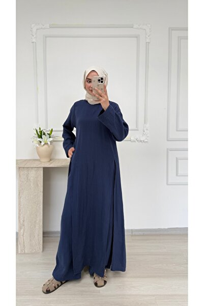 salisburys Molly Nelly Women's Slit Tunic Muslin Pants Set