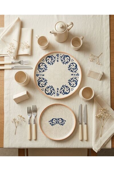 Bonna Porselen Bonna Viento Hygge Breakfast Set for 2 People