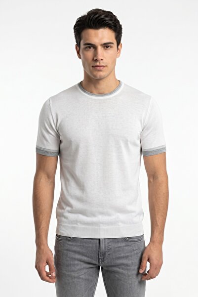 Raymons Men's Sıfıryaka Knitwear T-Shirt Regular Fit Bgl-St05565