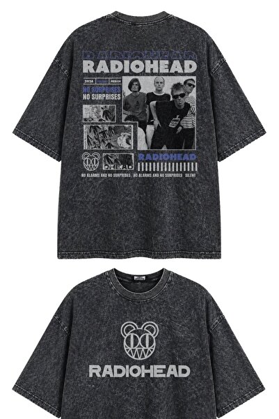 Fuddy Moda Μπλουζάκι Unisex Radiohead No Surprises με στάμπα στην πλάτη, που ...