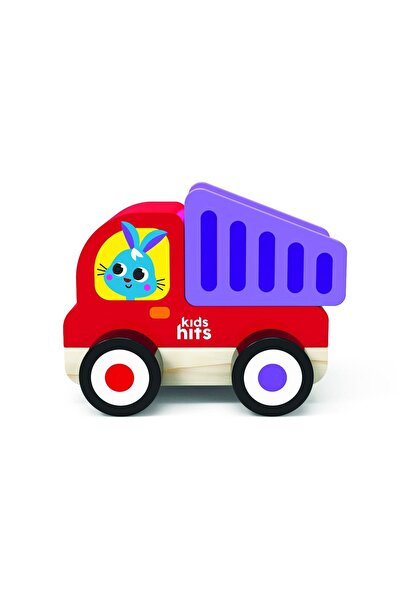 Kids Hits Camion de gunoi din lemn, jucărie