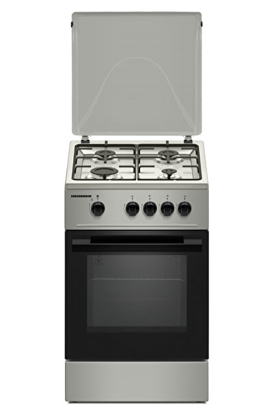 Heinner Aragaz pe gaz HFSC-K50SL 50x50 cm, 4 arzătoare, Argintiu
