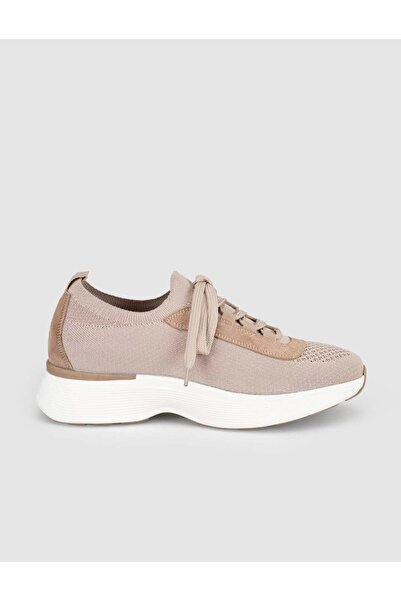 Cabani Powder Knitwear Detailed Women's Sneaker