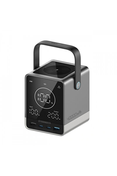 Cuktech Външна батерия, 40000mAh, 300W, QC + PD + FQI, 1 x QI - 2 x USB-A - 2...