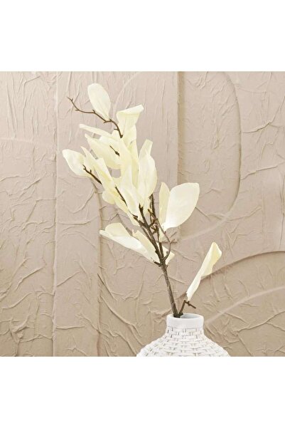 PAN HOME Dry Leaves Artificial Stem 20.32x20.32x78.74cm- Off White