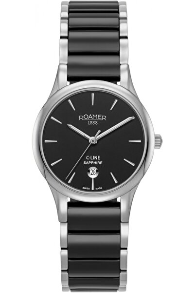 Roamer Ceas de damă 658844 41 55 61 — negru, clasic, stil bijuterie