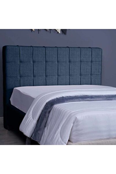 PAN HOME هيرمونيا هيدبورد شانيل أزرق داكن L-150: ارتفاع 125 سم