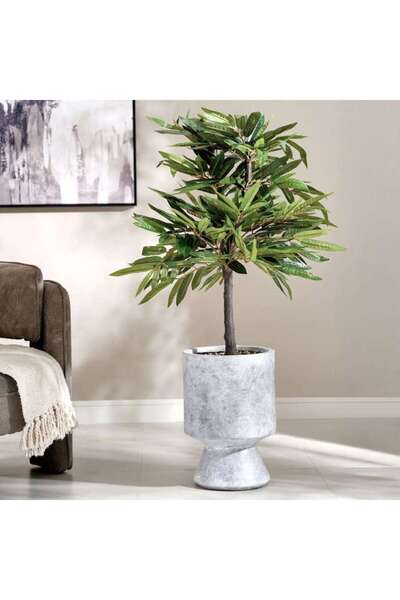 PAN HOME Mando Artificial Tree In Magnesia Pot 63.5x63.5x132cm - Green
