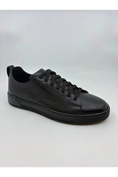 Papuccu Black Men's Leather Shoes
