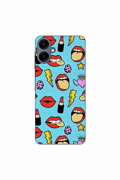 OEM Husa compatibila cu Samsung Galaxy A06 Silicon Gel Tpu Model Pop Art Lips