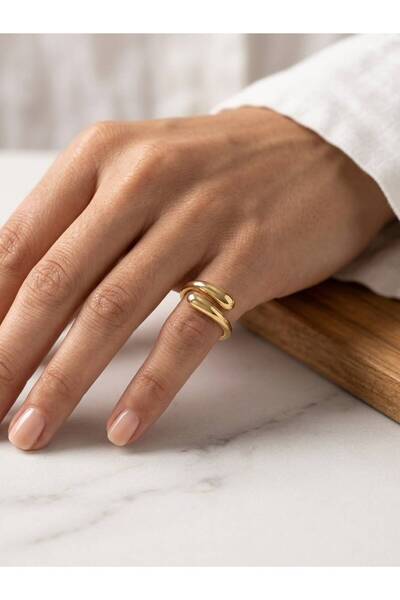 Riseth Jewelry GOLD ECHO RING