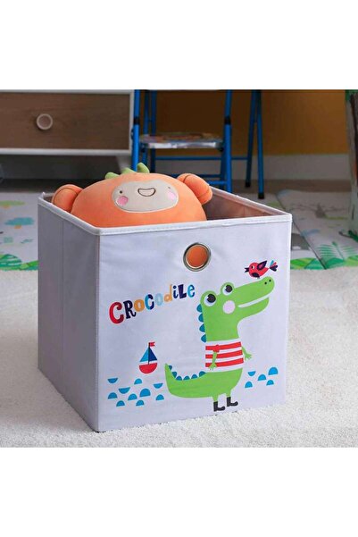 PAN HOME Crocodile Storage Box 33x33x33 Cm - Beige