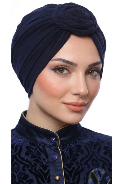 İSTDONATELLA عمامة جاهزة بتصميم مفصل - قماش رملي مرن - عمامة عملية للسهرات - ...