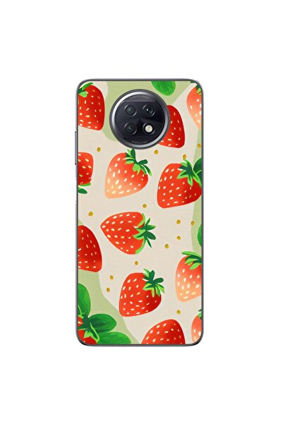 OEM Husa compatibila cu Xiaomi Redmi Note 9T Silicon Gel Tpu Model Capsuni Pa...
