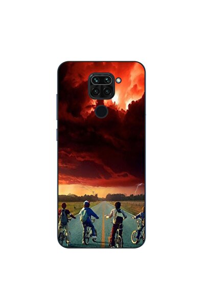 OEM Калъф, съвместим с Xiaomi Redmi Note 9, силиконов гел TPU модел Stranger ...