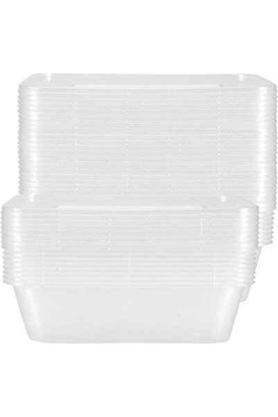 Moment 10-Pack Disposable Lunch Box, Meal Prep Food Container With Lid -1000M...