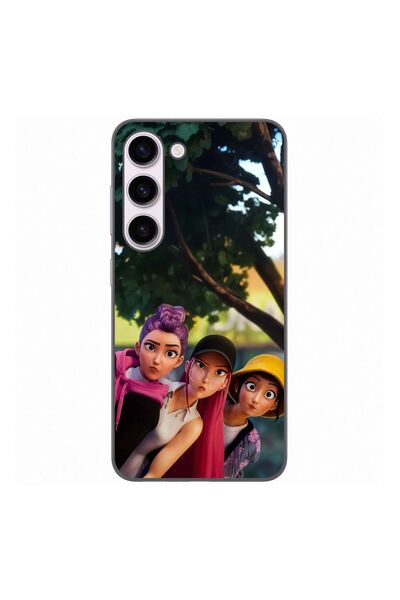 OEM Θήκη συμβατή με Samsung Galaxy S23 Σιλικόνης Gel TPU Μοντέλο KPop Demon H...