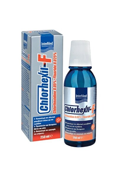 İNTERMED Chlorhexil-F Στοματικό Διάλυμα Καθημερινή Προστασία κατά της Οδοντικ...