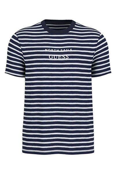 Guess Tricou albastru pentru bărbați
