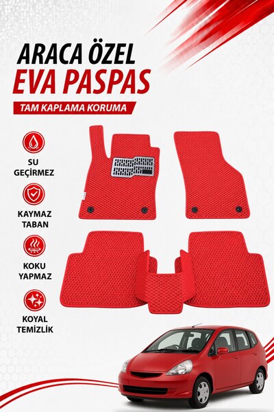 Honda Jazz (2008-2015) Uyumlu Tam Set Eva Oto Paspas