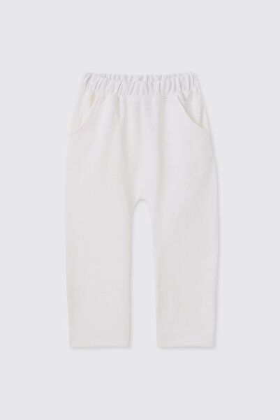 Panço Baby Boy Ecru Sweatpants