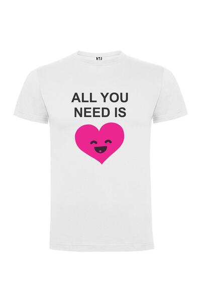 iLovePrints Love-filled Heart Face Tshirt