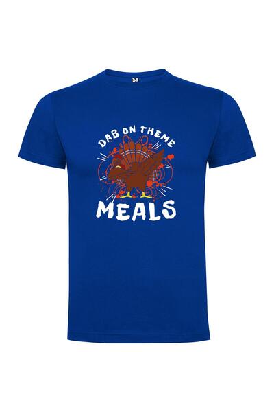 iLovePrints Dabbing Turkey Lunch Delivery Tshirt