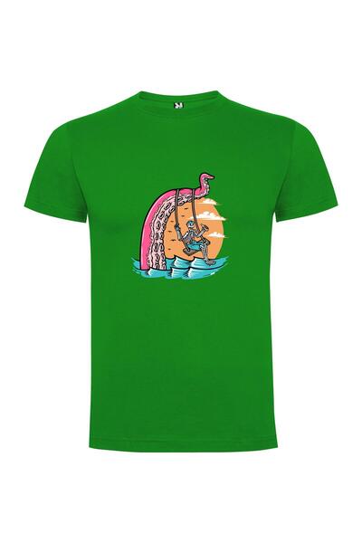 iLovePrints Swinging Skeleton Seascape Tshirt