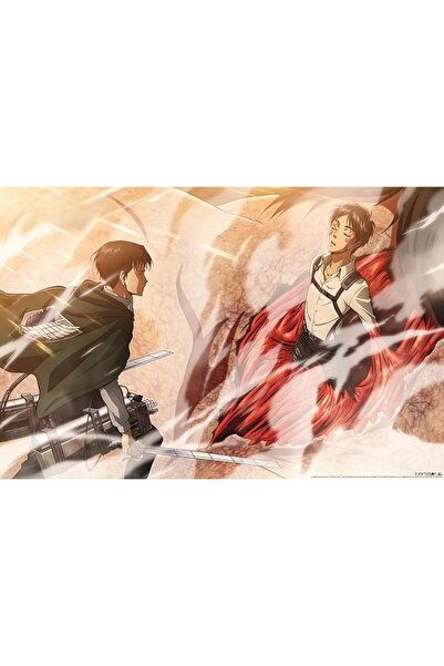 ESSESORIES Attack on Titan Anime Poster Wall Art Room Decor Self Adhesive