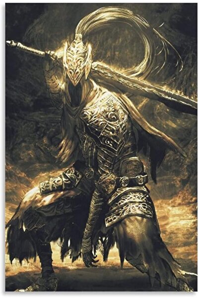 ESSESORIES Kiinoo Artworks Soul Heroes Artorias Dark Souls Aesthetic Poster W...