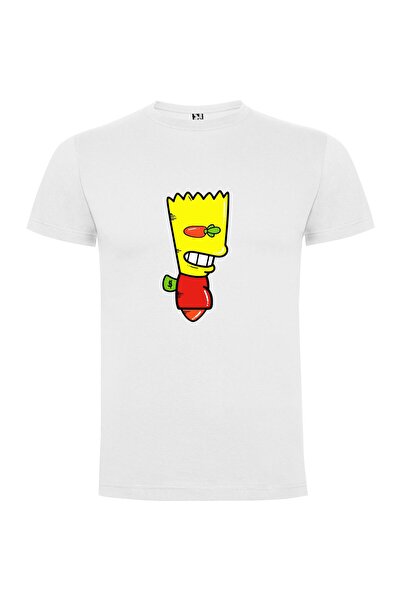 iLovePrints Smiling Simpsons Style Tshirt