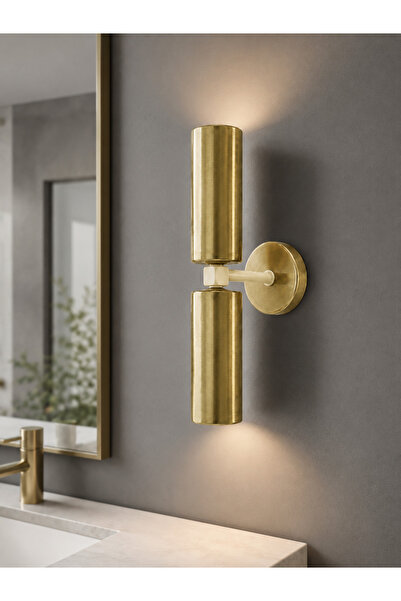 Bozyaka Aydınlatma Teo 2-Piece Decorative Coated Modern Metal Wall Sconce for...