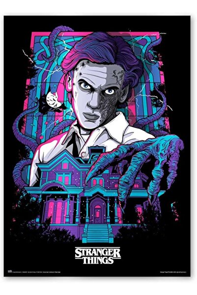 ESSESORIES Stranger Things Music Movie Poster Wall Art Room Decor Self Adhesive