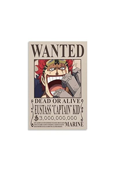 ESSESORIES Cartoon Eustass Kid Latest Billion Bailey Anime Poster Wall Art Ro...