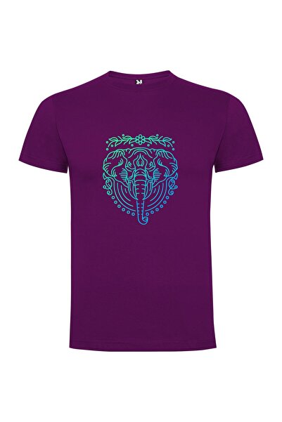 iLovePrints Neon Elephant Symmetry Tshirt