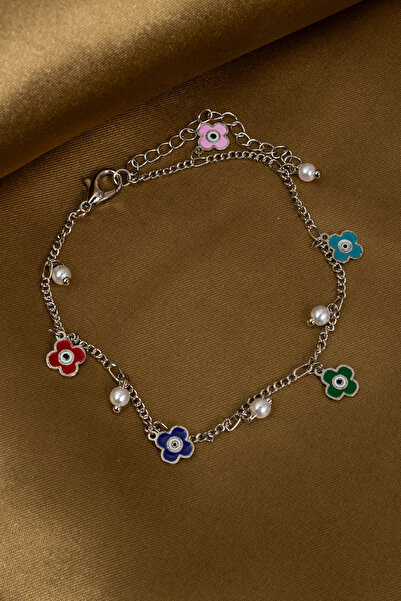 Süspüs Accessories Flowers Pearl Halhal
