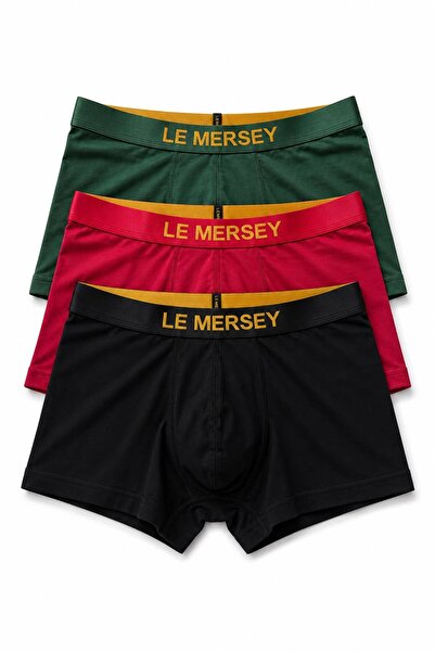 LE MERSEY SECOND SKIN PREMIUM 3'LU ERKEK BOXER