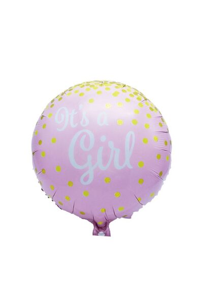 MP Mirific Party Balon din folie metalizată, Este o fată, 45 cm